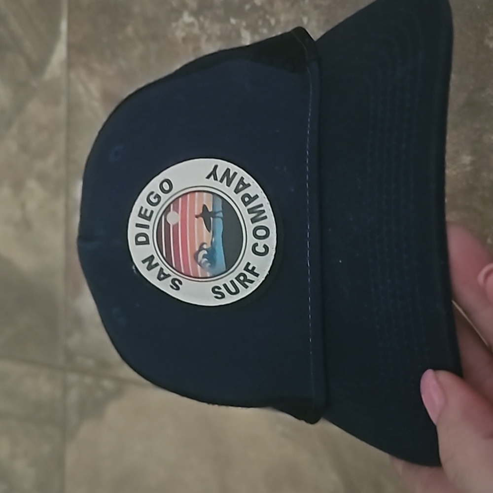 Legacy San Diego Surf Company Snapback Mesh trucker cap/hat - navy/black